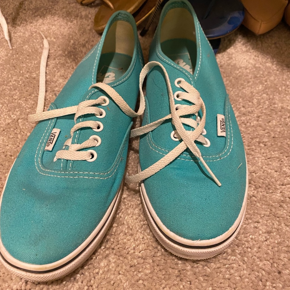 Teal vans women